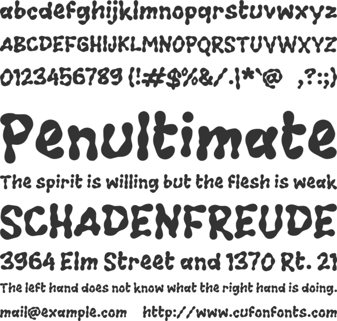 g Galemu font preview