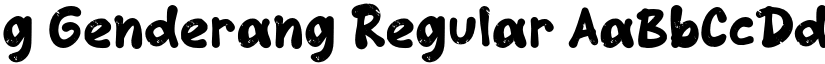 g Genderang font download