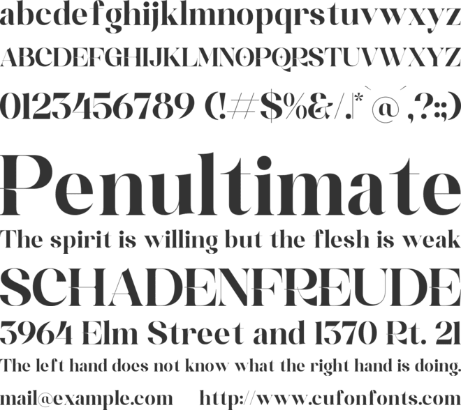 Ranfgih font preview