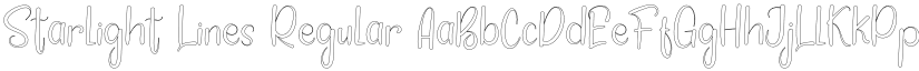 Starlight Lines Regular font