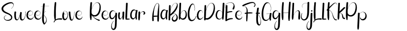 Sweet Love Regular font