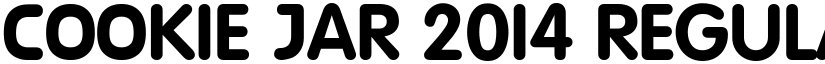 Cookie Jar 2014 Regular font