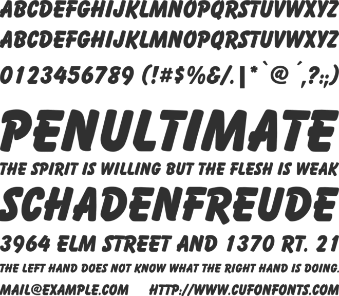 Nick 1984 font preview