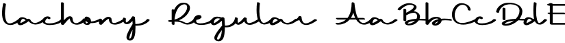 Lachony font download