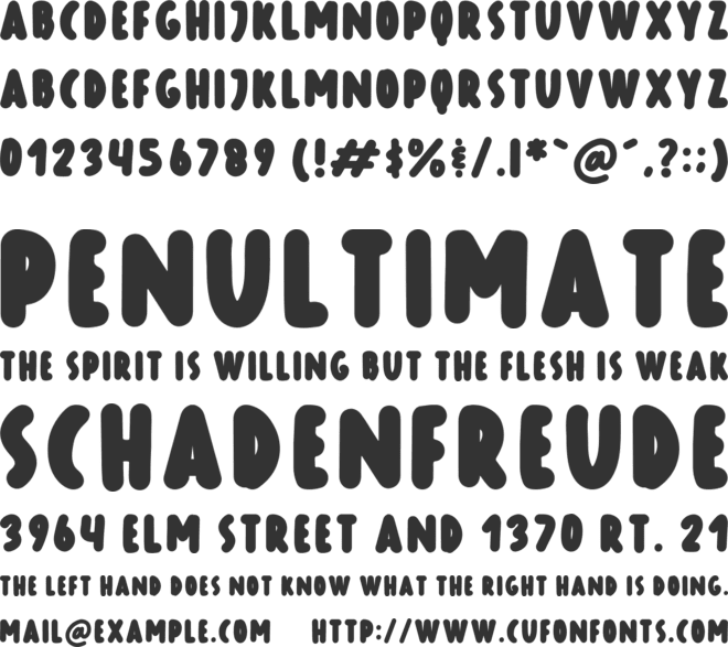 Wonderful Dreamy font preview