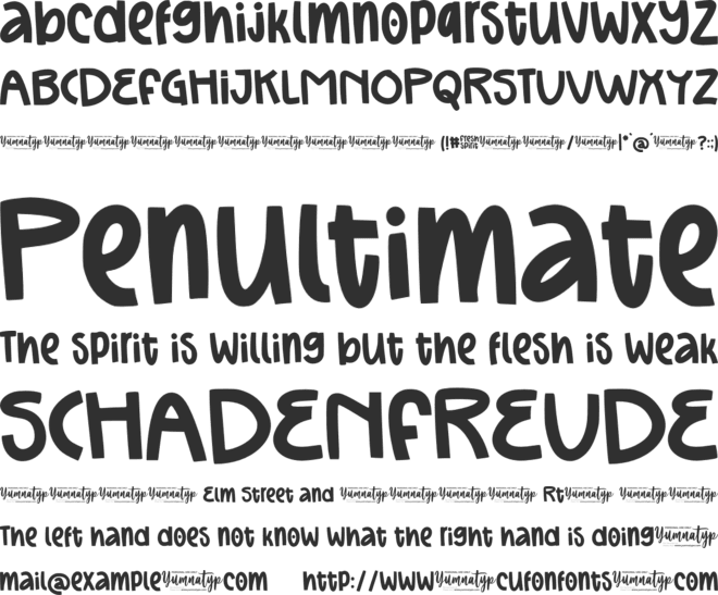 Fresh Spirit Personal Use font preview