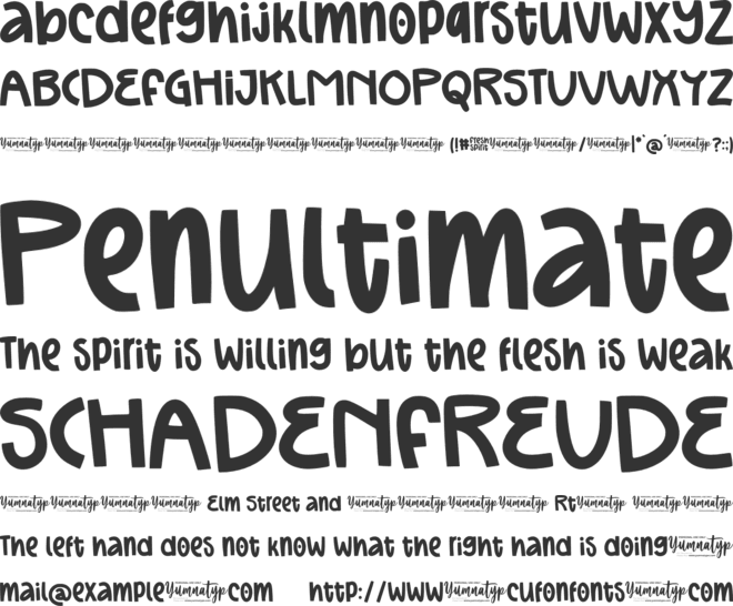 Fresh Spirit Personal Use font preview