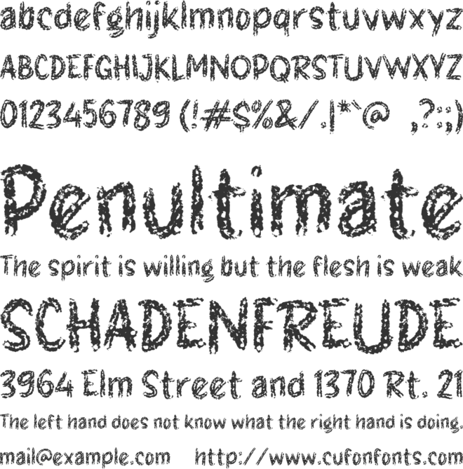 g Glow Fire font preview