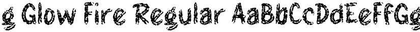 g Glow Fire Regular font