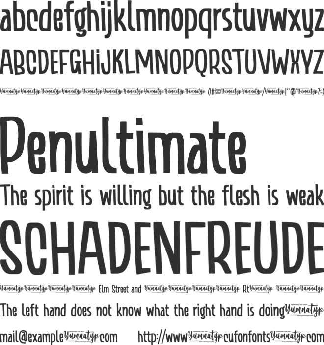 Poppy Spoor Personal Use font preview