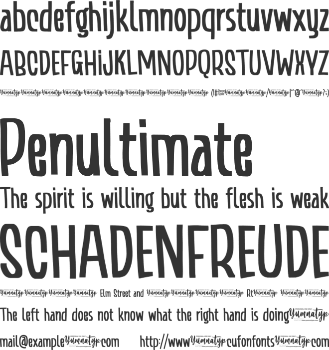 Poppy Spoor Personal Use font preview