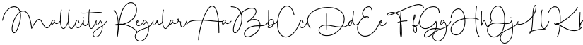 Mallcity Regular font