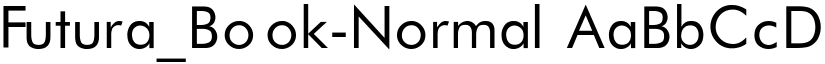 Futura_Book-Normal font