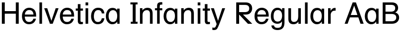 Helvetica Infanity Regular font
