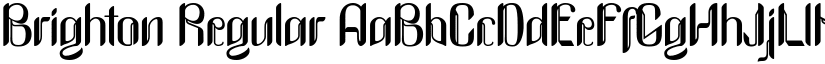 Brighton Regular font