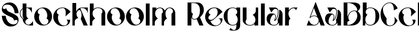 Stockhoolm Regular font