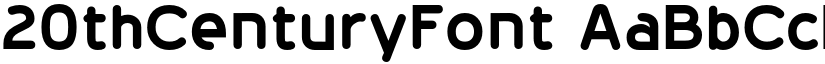 20thCenturyFont font