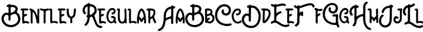 Bentley font download