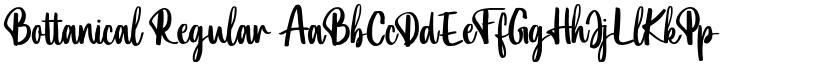 Bottanical font download