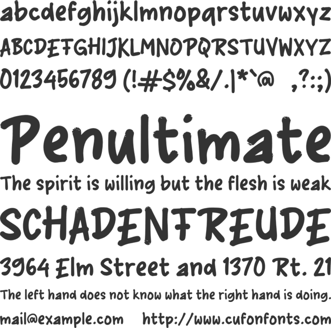 g Gemos font preview