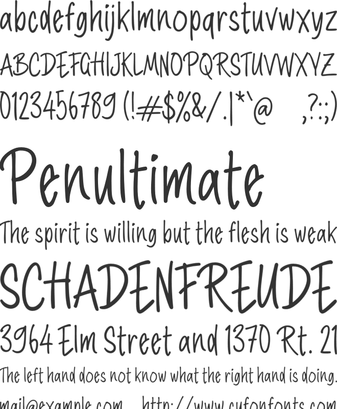 g Gosuka font preview