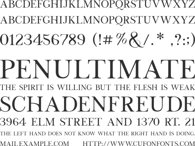 Lucy Rose PERSONAL font preview