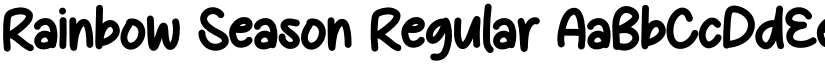 Rainbow Season Regular font