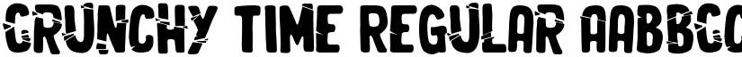 Crunchy Time font download