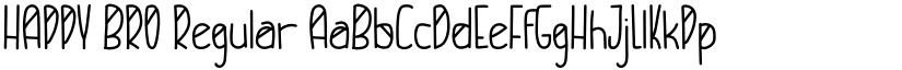 HAPPY BRO font download