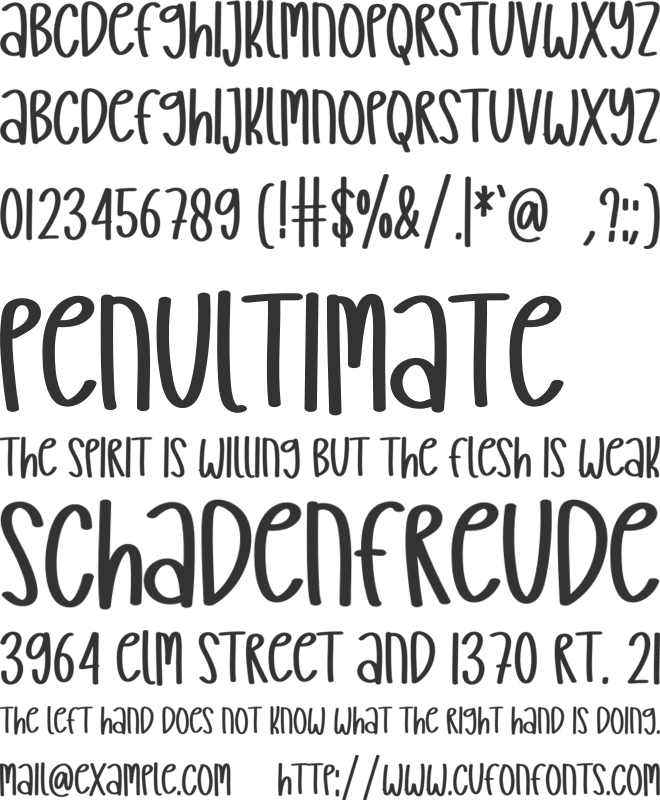 Music Stars font preview