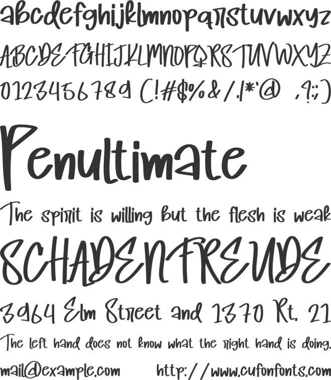 JAPANES font preview