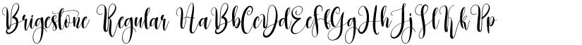 Brigestone Regular font