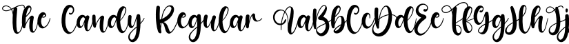 The Candy Regular font