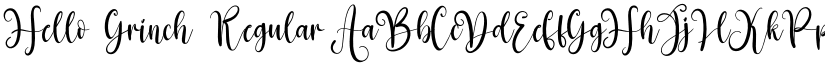 Hello Grinch Regular font