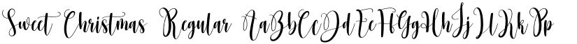 Sweet Christmas Regular font