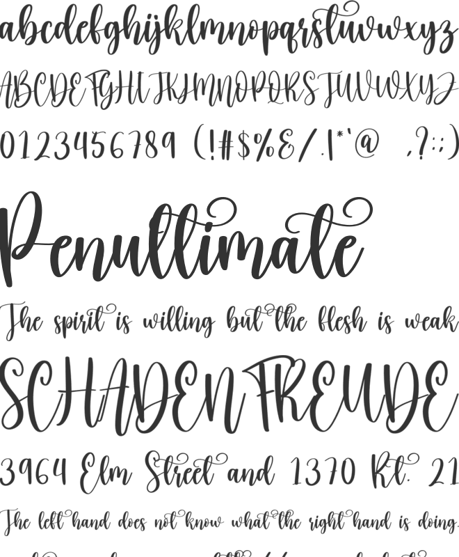 Black Sticker font preview