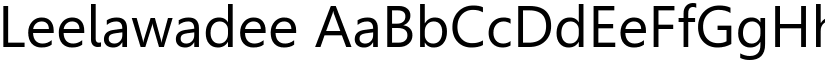 Leelawadee font