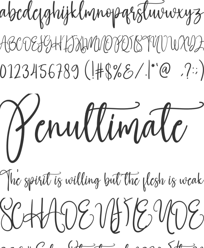 Christmas Wreath font preview