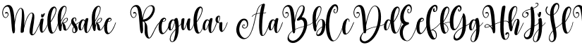 Milksake font download