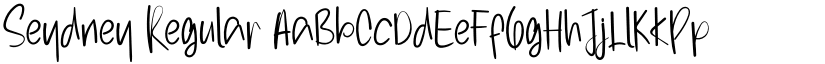 Seydney Regular font