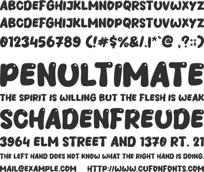 Oh Okey font preview