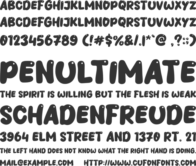 Oh Okey font preview