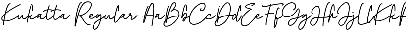 Kukatta Regular font