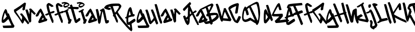g Graffitian Regular font
