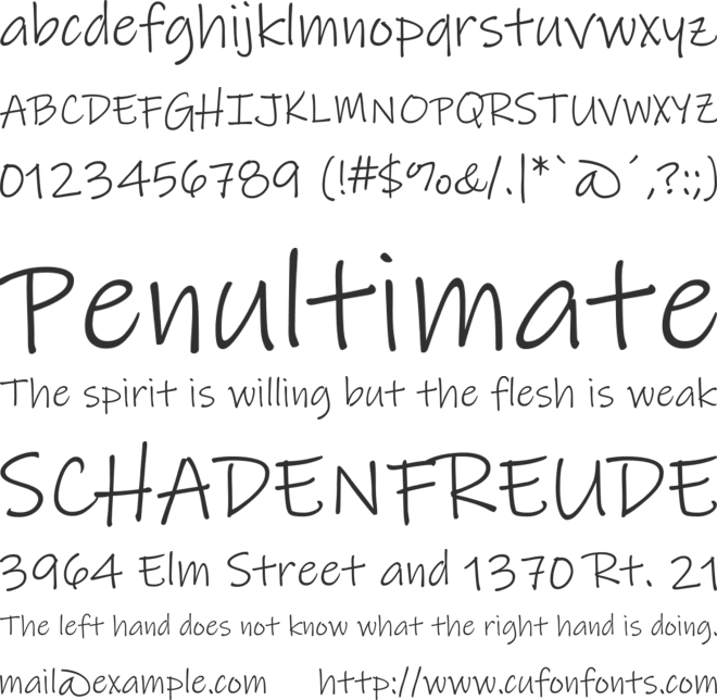 MS Reference Script font preview