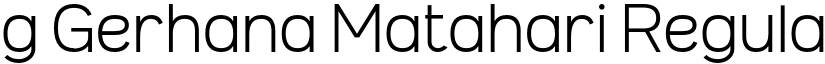 g Gerhana Matahari Regular font