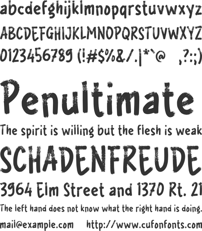 g Gasin font preview