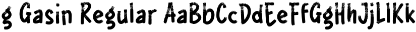 g Gasin font download