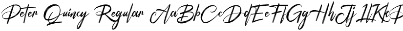 Peter Quincy Regular font