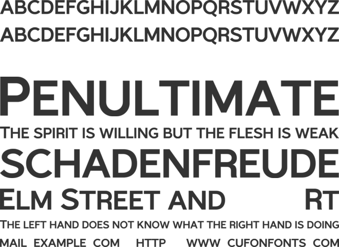 Branden font preview